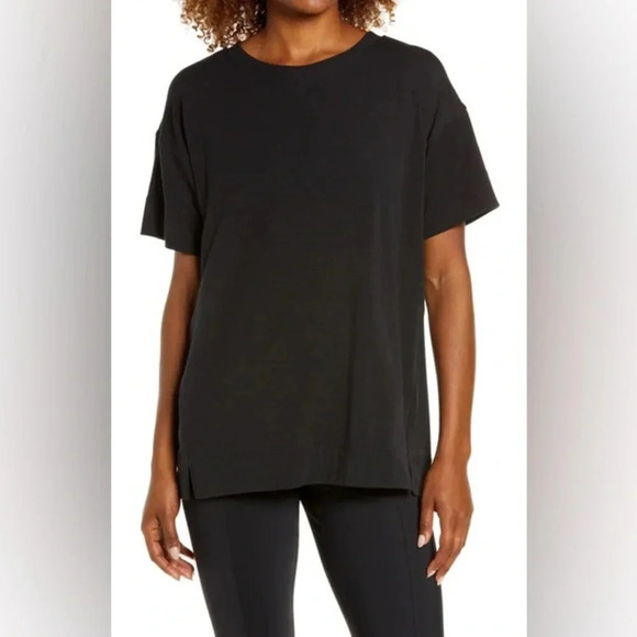 Zella Embody Oversize T-Shirt in Black, Sz XS, Tee, Activewear, Athleisure - Picture 1 of 12